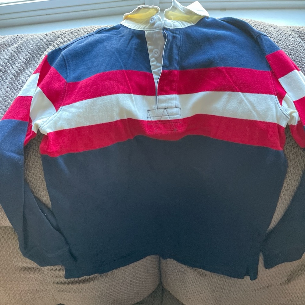 Lands' End Dark Blue Cotton Top